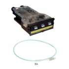 Legrand - Cassette LCS3 fibre optique avec bloc LC duplex 6fibres multimode 50-125um