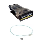 Legrand - Cassette LCS3 fibre optique avec bloc LC duplex -12 fibres multimode 50-125um