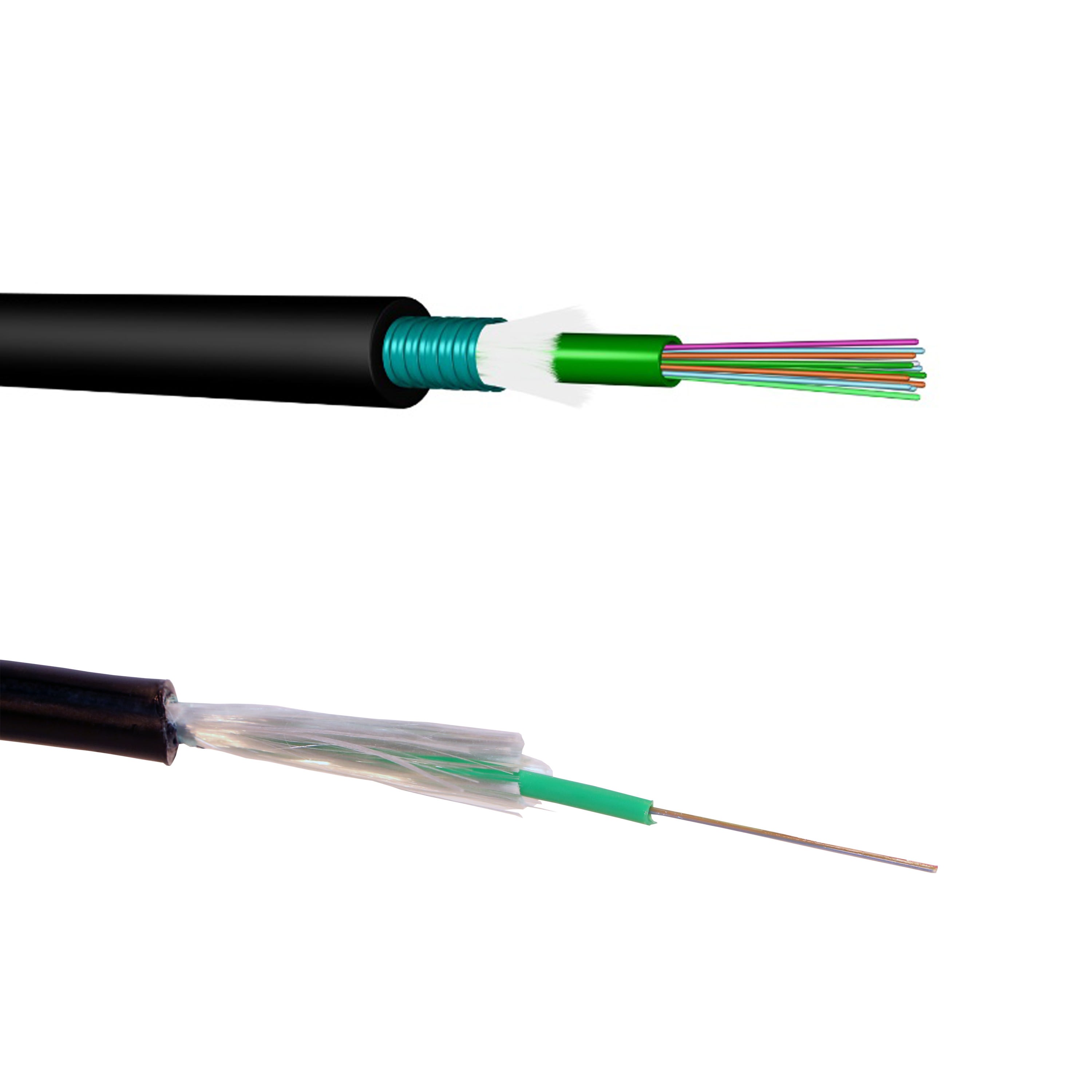 Legrand - Câble optique OM3 multimode à structure libre LCS3 pour extérieur 8 fibres