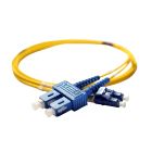 Legrand - Cordon optique OS1/OS2 ( UPC ) monomode LCS3 duplex SC/LC - longueur 2m