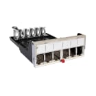 Legrand - Cassette 6 ports pour panneau droit à équiper de connecteurs HDJ