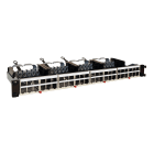 Legrand - Panneau droit 19pouces 1U avec cassettes nues pour 48 RJ45 - fixation standard