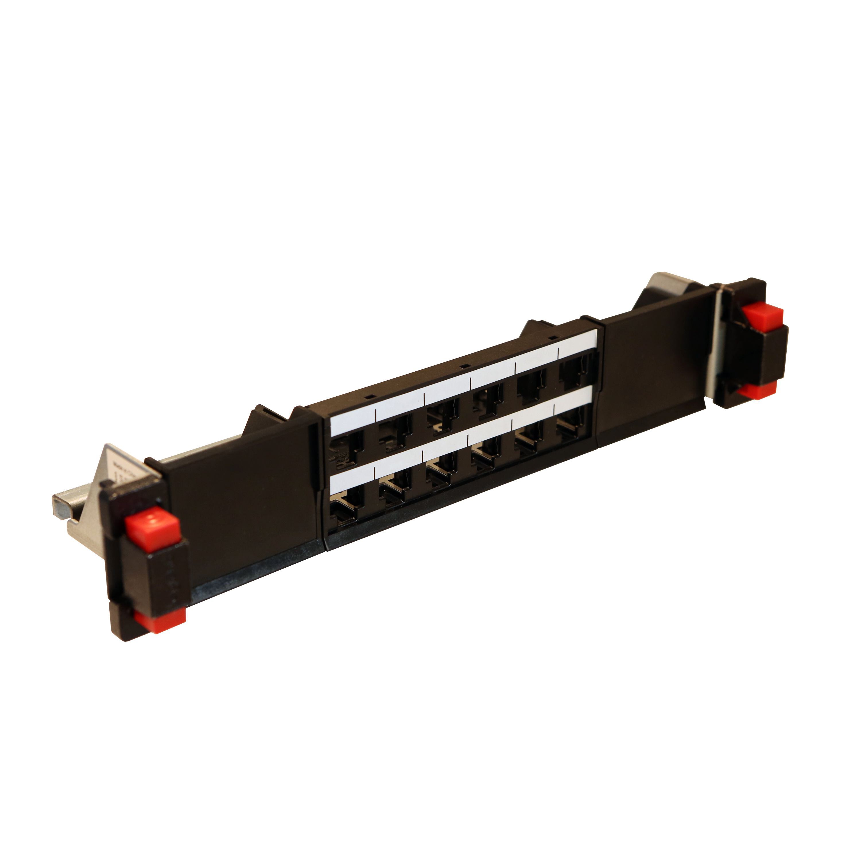 Legrand - Panneau brassage 10pouces droit 1U à équiper 12 connecteurs RJ45 cat5e à cat6A