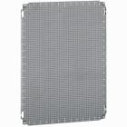 Legrand - Plaque partielle Lina 12,5 pour armoire Marina hauteur 1400mm et largeur 800mm