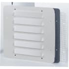 Legrand - Jeu de 2 ouïes d'aération métal avec grilles IP32 IK10 - RAL7035 - 248x248mm