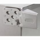 Legrand - Jeu de 4 pattes fixation murale pour coffret Atlantic inox 304L - charge 300kg