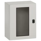 Legrand - Coffret metal Atlantic version vertical 1 porte vitrée 600x400x250mm et plaque