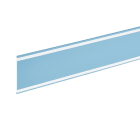 Legrand - Couvercle de goulotte Lina 25 largeur 120mm - bleu bande blanche