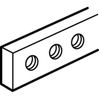 Legrand - Barre cuivre à trous taraudés 12x2mm - 110A admissibles - longueur 990mm