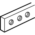 Legrand - Barre cuivre à trous taraudés 12x2mm - 110A admissibles - longueur 990mm