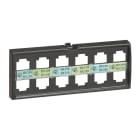 Legrand - Repère souple vierge - imprimante Logicab2 - bloc doubleur 6 connecteurs RJ45