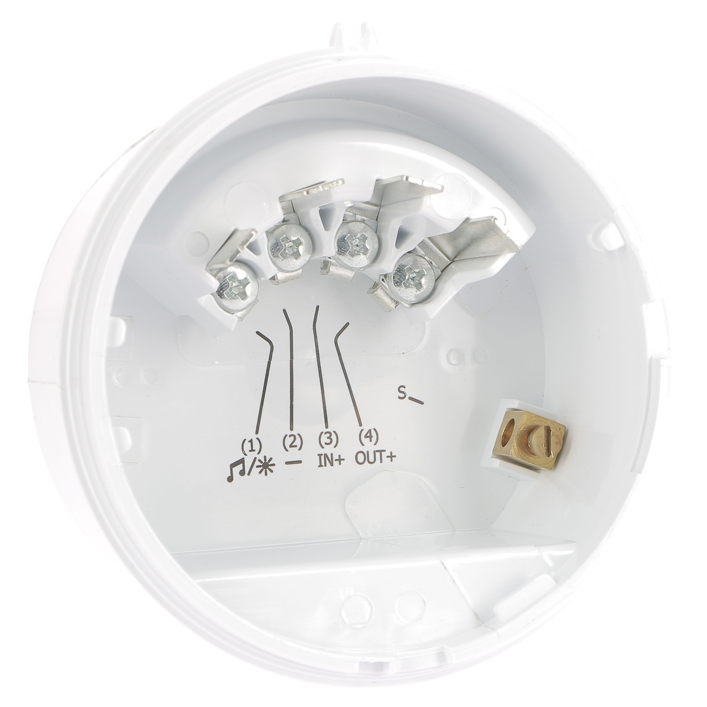 Legrand - Base étanche IP65 pour dispositif sonore et visuel 040570 avec 2 presse-étoupes