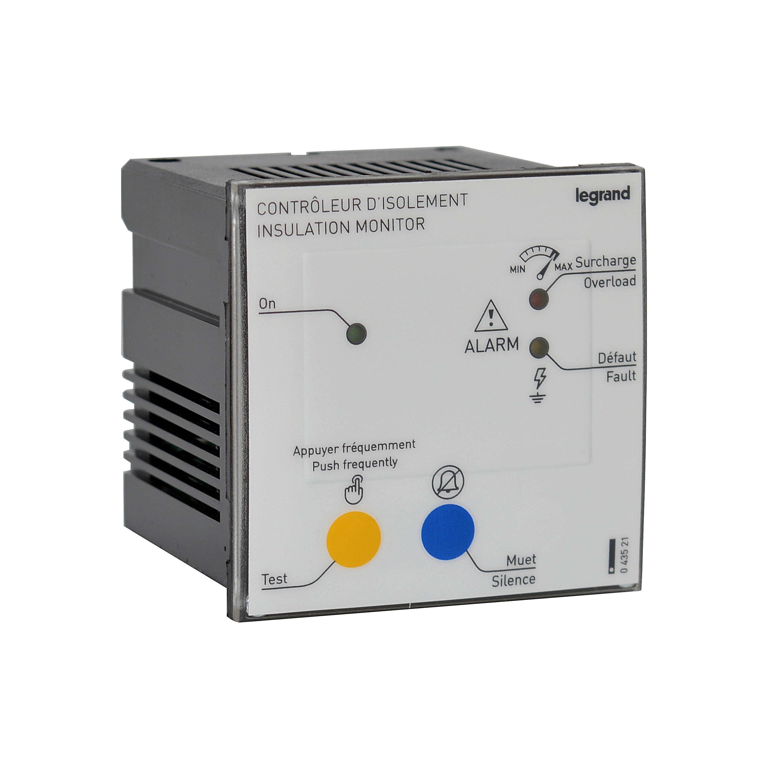 Legrand - Boîtier de report CPI médical pour montage sur porte 230V ou 24V~ - 72x72mm