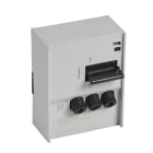 Legrand - Combiné Pac à cartouches Pac saillie 20A 3P+N - gris clair