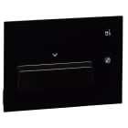 Legrand - Lecteur de badge tactile RFID sélection des profils pour chambre d'hôtel - noir