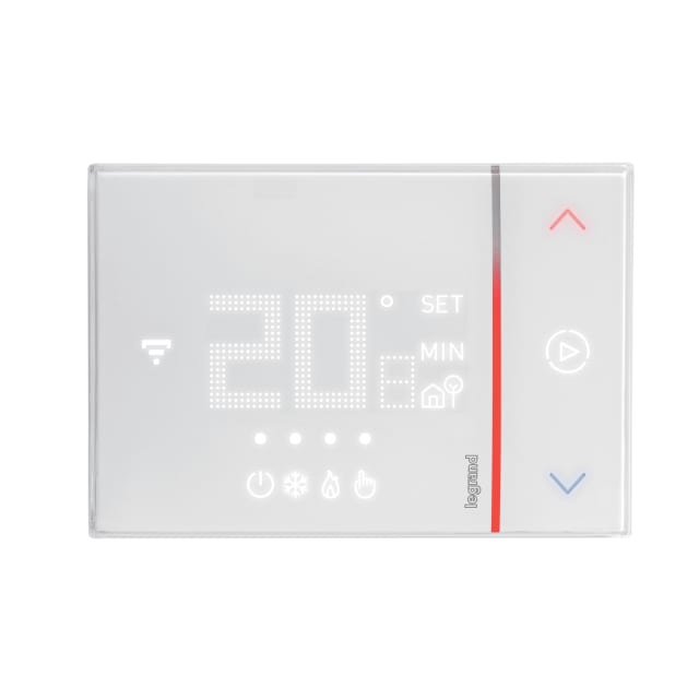 Thermostat Smarther with Netatmo connecte a encastrer blanc Legrand