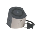 Legrand - Station de charge 2x2P+T, chargeur sans fil, USB A+C et cordon 2m - taupe/gris
