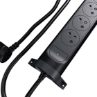 Legrand - Multiprise 5x2P+T Surface 16A 230V-3680W + double USB C - cordon 1,5m - N