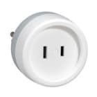 Legrand - Adaptateur 2P 6A 230V pour fiche standard américain sur prise standard français
