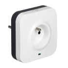 Legrand - Prise protégée 2P+T + 2 prises RJ45 avec parafoudre