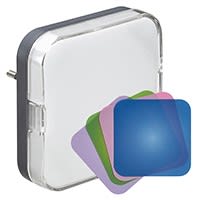 Legrand - Veilleuse à LED avec détecteur crépusculaire - 230V- 4 étiquettes couleur