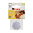 Legrand - Veilleuse crépusculaire automatique avec LED et fiche 2P 10A - blanc