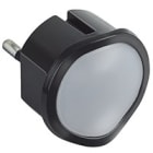 Legrand - Veilleuse crépusculaire automatique avec LED et fiche 2P 10A - noir