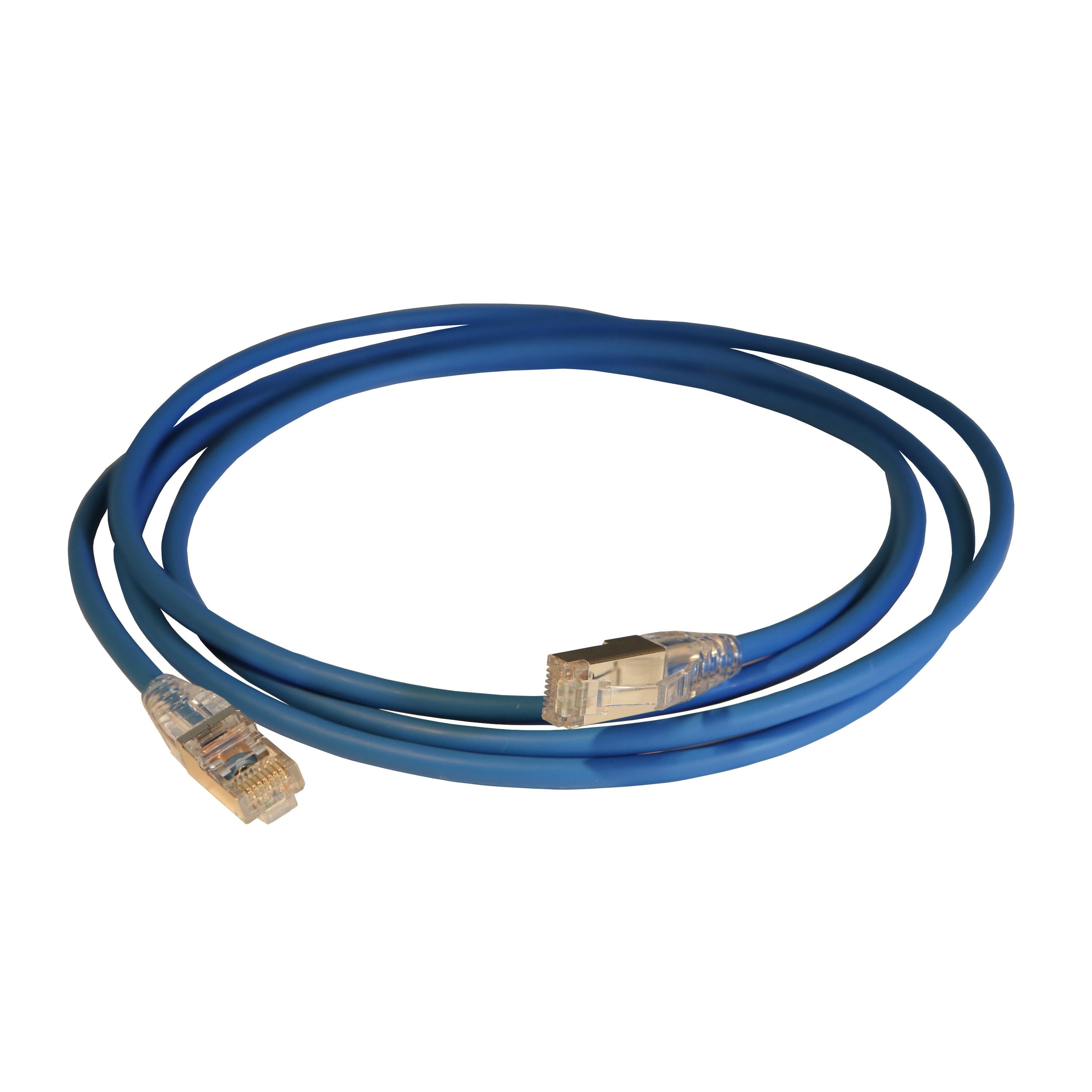 Legrand - Cordon RJ45 LCS3 catégorie 6 Haute Densité F/UTP blindé 100ohms - 2m - LSOH bleu