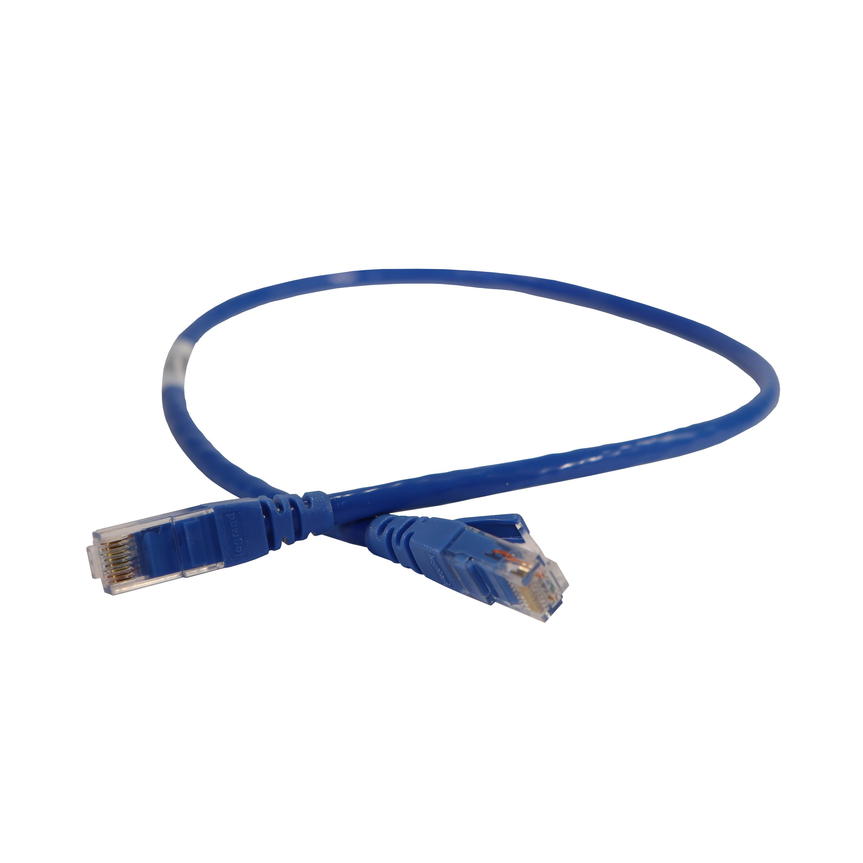 Legrand - Cordon de brassage RJ45 - Cat.6 - U/UTP sans écran - L. 0,5 m - PVC - LCS²