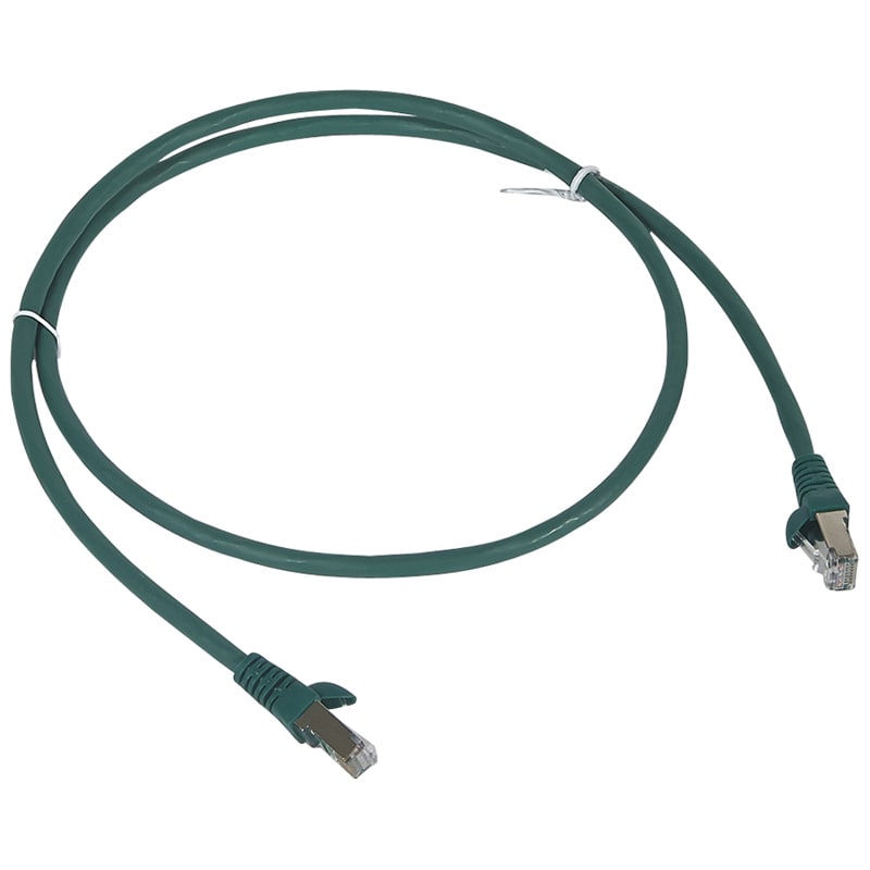 Legrand - Cordon de brassage RJ45 - Cat.6 - F/UTP écranté - L. 2 m - LSOH - vert - LCS²