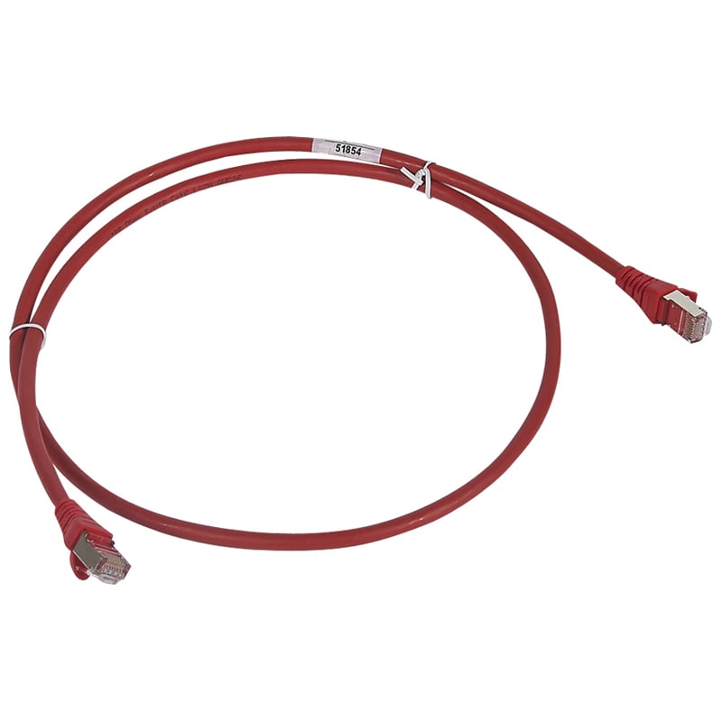 Legrand - Cordon de brassage RJ45 - Cat.6 - F/UTP écranté - L. 5 m - LSOH - rouge - LCS²
