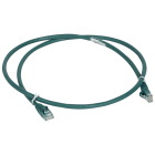 Legrand - Cordon de brassage RJ45 - Cat.6 - U/UTP sans écran - L. 2 m - LSOH - vert - LCS²