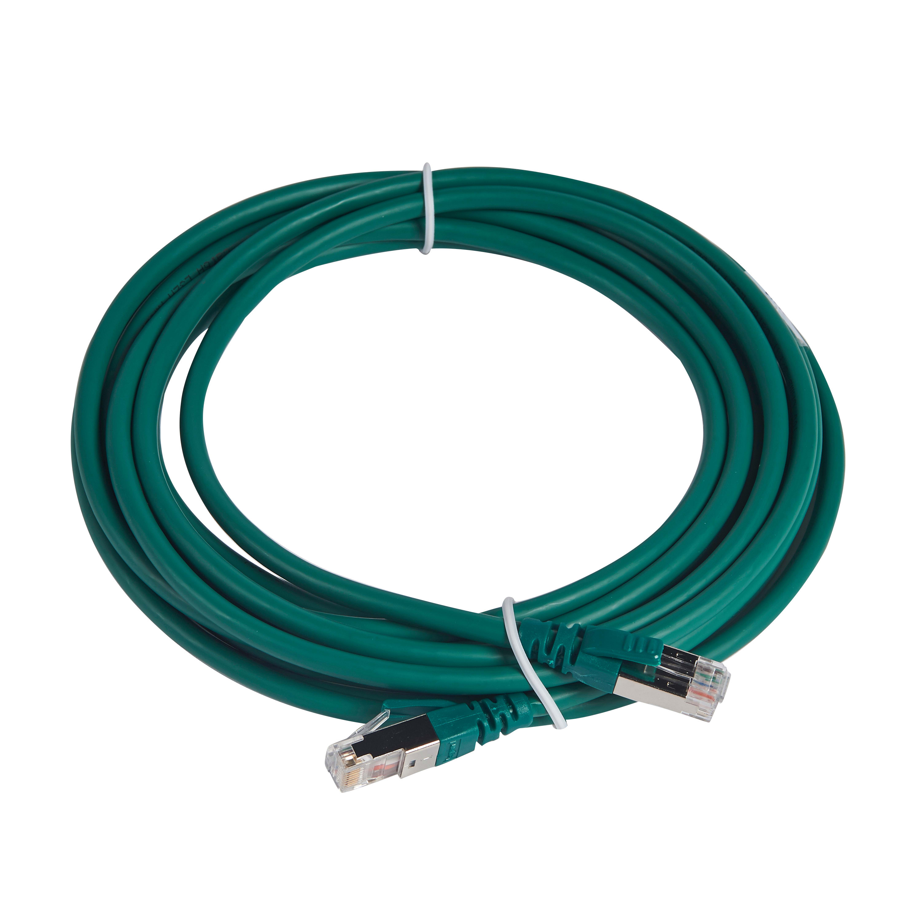 Legrand - Cordon de brassage RJ45 - LSOH- cat.6A - 100 ohms - S/FTP blindé- L. 5 m -vert