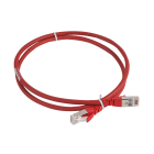 Legrand - Cordon de brassage RJ45 - LSOH- cat.6A - 100 ohms - S/FTP blindé- L. 1 m -rouge