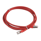 Legrand - Cordon de brassage RJ45 - LSOH- cat.6A - 100 ohms - S/FTP blindé- L. 2 m -rouge