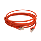Legrand - Cordon de brassage RJ45 - LSOH- cat.6A - 100 ohms - S/FTP blindé- L. 3m -rouge