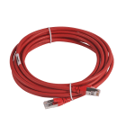 Legrand - Cordon de brassage RJ45 - LSOH- cat.6A - 100 ohms - S/FTP blindé- L. 5 m -rouge