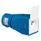 Legrand - Adaptateur industriel et domestique 2P+T avec volet livré monté