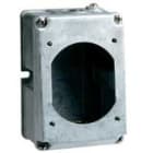 Legrand - Boîtier réversible simple Hypra pour prise 32A 1 entrée ISO25 - métal
