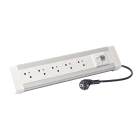 Legrand - Bloc bureau 5x2P+T + disjoncteur différentiel 16A 30mA et cordon