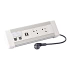 Legrand - Bloc bureau 2x2P+T + 1 USB A+C + 2xRJ45 catégorie 6 FTP et cordon 3m 2P+T