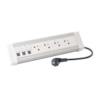 Legrand - Bloc bureau 4x2P+T + 3xRJ45 catégorie 6 FTP et cordon 3m 2P+T