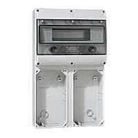 Legrand - Embase P17 - recevant plastron 220x125 - rail 12 modules - 4 socles 16A