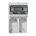 Legrand - Embase P17 - recevant plastron 220x125 - rail 12 modules - 4 socles 16A