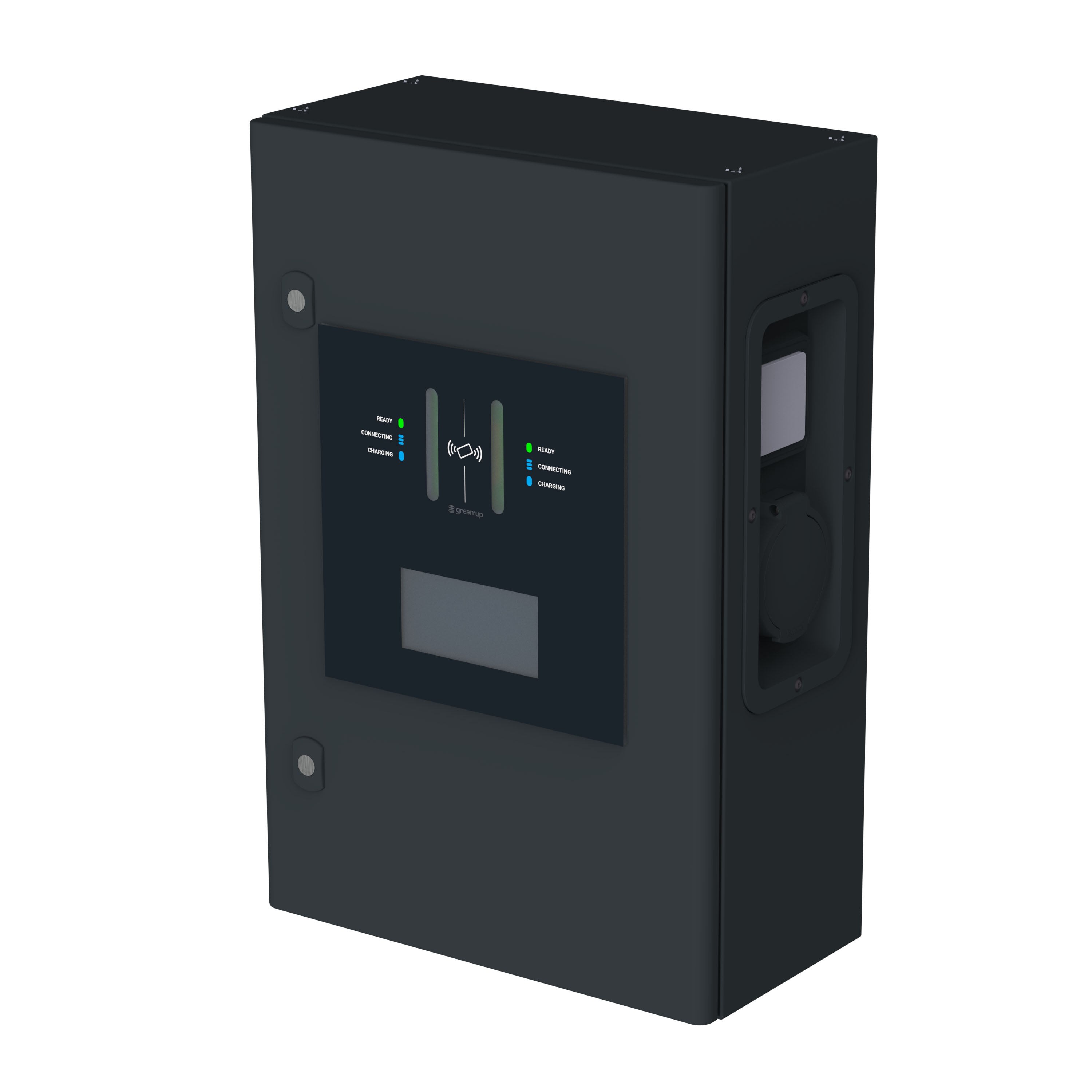 Legrand - Borne Legrand Green'UP CONTROL l 7/22kW Mode 3 RFID IP55 IK10 2 véhicules