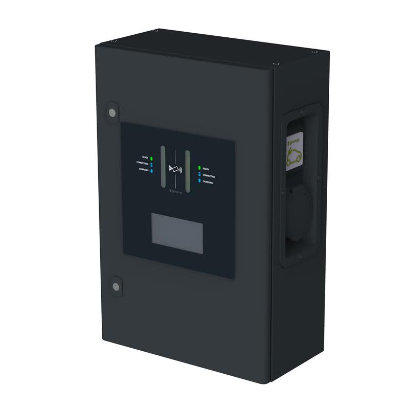 Legrand - Green'Up Control borne de recharge metal 7/22kW Mode 2 + 3 pour 1 vehicule