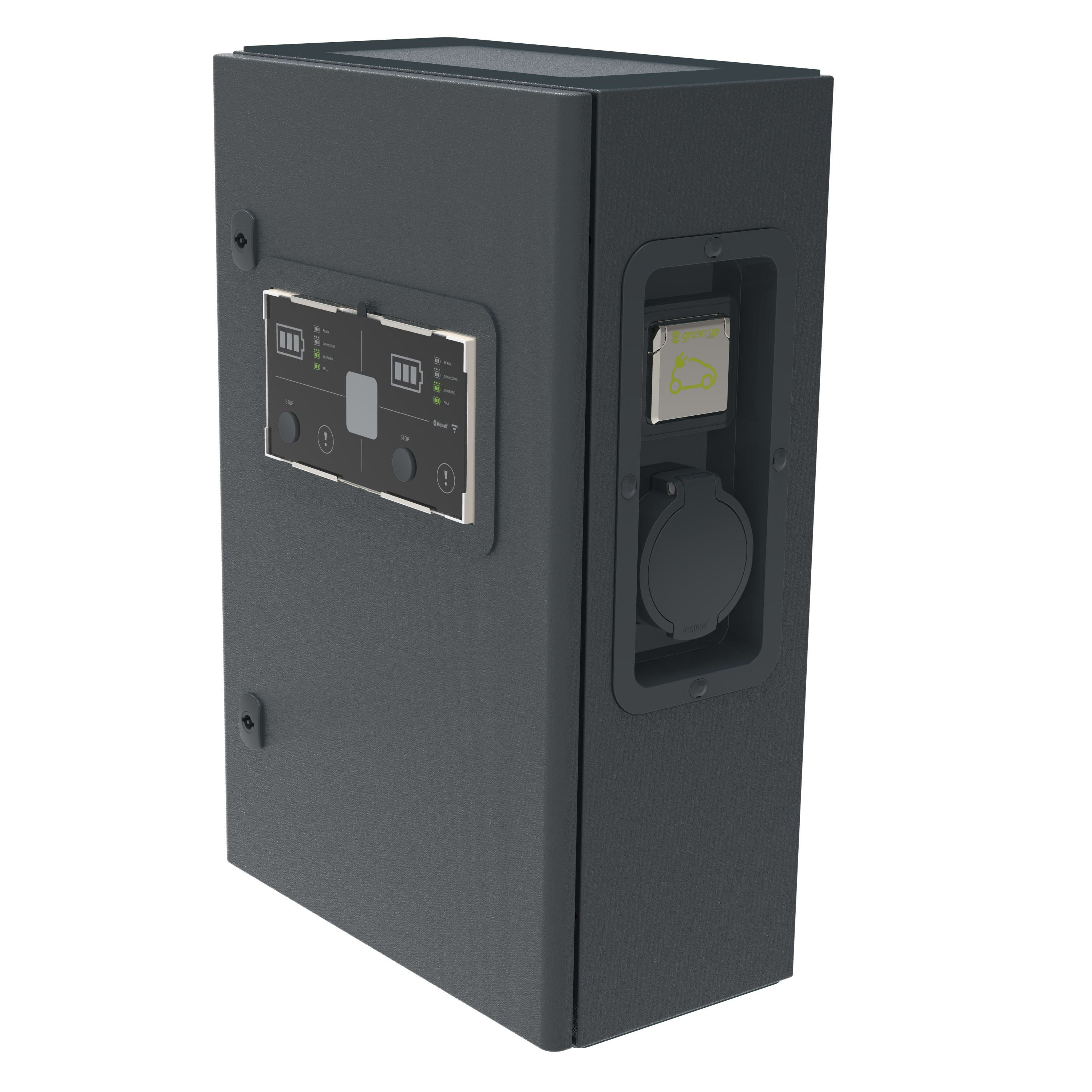 Legrand - Borne triphasee metal Green'up Premium - Modes 2 et 3 - 22 kW - 2 ports