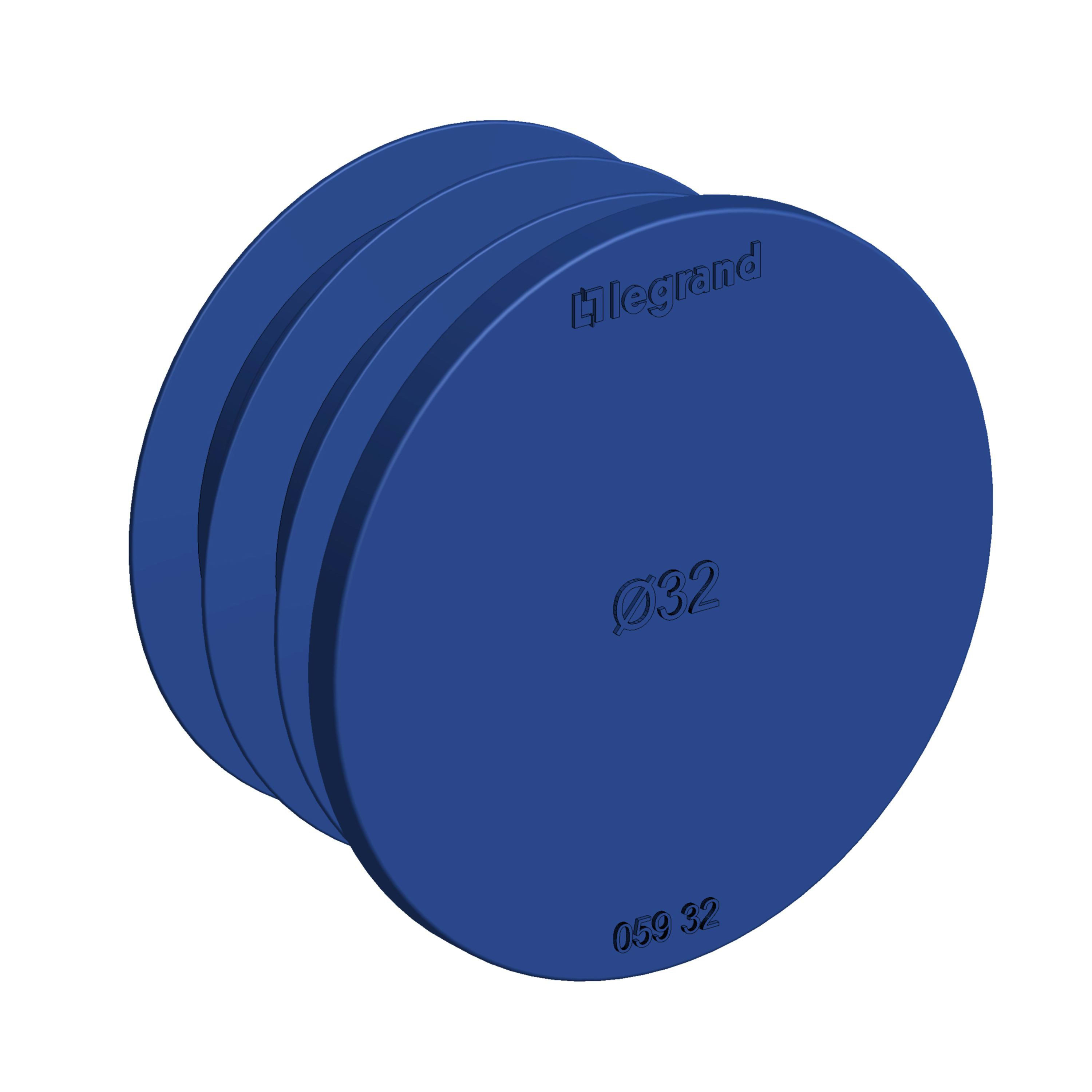 Legrand - Lot de 40 bouchons RE - Ø32mm - IP40 - en plastique
