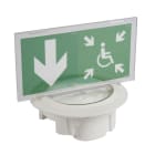 Legrand - BAES d'évacuation DBR encastré LEDs Kickspot plastique IP40 IK04 SATI Adressable