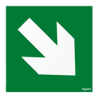 Legrand - Etiquette de signalisation avec flèche à 45° repositionnable et recyclable